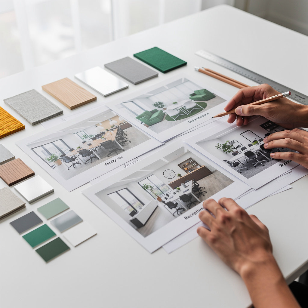 Ravon Interiors professional office design services showcasing modern workspace solutions in Dallas